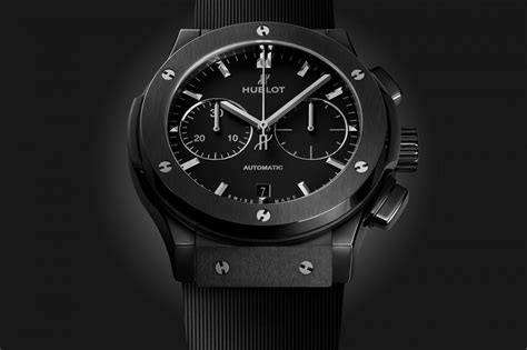 hublot classic fusion chronograph black magic replica|hublot classic fusion price.